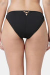 Enamor Low Rise Three-Fourth Coverage Bikini Panty - Black — thumbnail 4