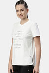 Enamor Anti Odour Relaxed Top - Ivory Yama Graphic — thumbnail 2
