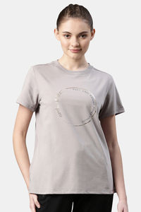 Mauve Grey Life Circle Graphic