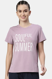 Mauve Pink Summer Graphic