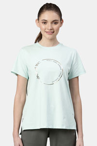 Soft Aqua Life Circle Graphic