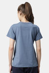 Enamor Anti Odour Relaxed Top - Vintge Blu W Peace Lov Yoga — thumbnail 3