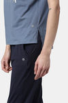 Enamor Anti Odour Relaxed Top - Vintge Blu W Peace Lov Yoga — thumbnail 7