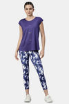 Enamor Anti Microbial Relaxed Top - Greek Blue Seweat Graphic — thumbnail 4