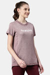 Enamor Anti Microbial Relaxed Top - Dry Blood Melange — thumbnail 2