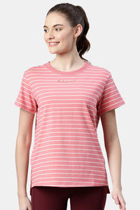 Bubble Pink Stripe Be Here Now Graphic