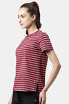 Enamor Anti Microbial Relaxed Top - Burgundy Ivo Str W Grateful — thumbnail 2
