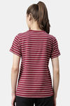 Enamor Anti Microbial Relaxed Top - Burgundy Ivo Str W Grateful — thumbnail 3