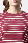 Enamor Anti Microbial Relaxed Top - Burgundy Ivo Str W Grateful — thumbnail 5
