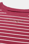 Enamor Anti Microbial Relaxed Top - Burgundy Ivo Str W Grateful — thumbnail 8