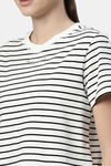 Enamor Anti Microbial Relaxed Top - Ivory Str Happy Soul Graphic — thumbnail 5
