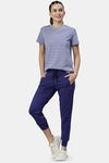 Enamor Anti Microbial Relaxed Top - Powder Blue Str Happye Soul Graphic — thumbnail 4