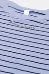 Enamor Anti Microbial Relaxed Top - Powder Blue Str Happye Soul Graphic — thumbnail 7