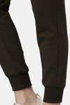 Enamor Hugged Anti Microbial Mid Rise Track Pant - Olive Night — thumbnail 6