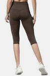 Enamor Hugged Moisture Wicking High Rise Track Pant - Olive Night Reflective Graphic — thumbnail 3