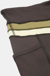 Enamor Hugged Anti Microbial High Rise Track Pant - Olive Night Solo Stripe — thumbnail 6