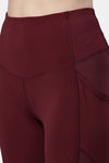 Enamor Hugged Anti Microbial High Rise Track Pant - Dry Blood — thumbnail 10