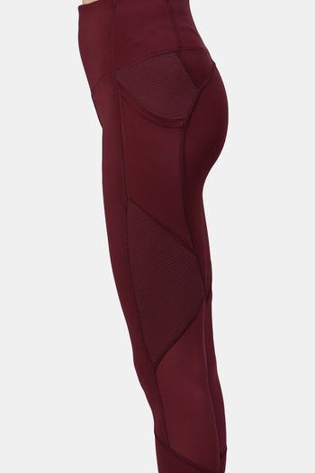 Enamor Hugged Anti Microbial High Rise Track Pant - Dry Blood — image 11
