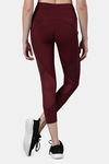 Enamor Hugged Anti Microbial High Rise Track Pant - Dry Blood — thumbnail 3