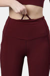 Enamor Hugged Anti Microbial High Rise Track Pant - Dry Blood — thumbnail 8