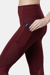 Enamor Hugged Anti Microbial High Rise Track Pant - Dry Blood — thumbnail 9