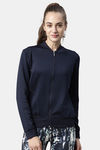 Enamor Relaxed Anti Microbial Fitted Jackets - Navy — thumbnail 1