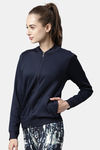 Enamor Relaxed Anti Microbial Fitted Jackets - Navy — thumbnail 2