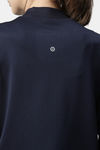 Enamor Relaxed Anti Microbial Fitted Jackets - Navy — thumbnail 5