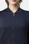 Enamor Relaxed Anti Microbial Fitted Jackets - Navy — thumbnail 6