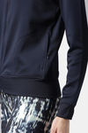 Enamor Relaxed Anti Microbial Fitted Jackets - Navy — thumbnail 8