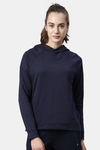 Enamor Relaxed Anti Microbial Hoodie - Navy — thumbnail 1