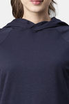 Enamor Relaxed Anti Microbial Hoodie - Navy — thumbnail 7