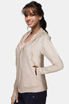 Enamor Relaxed Fitted Jackets - Oat Meal Melange — thumbnail 2