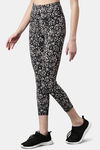 Enamor Hugged Anti Microbial High Rise Track Pant - Abstract Animal Black Combo — thumbnail 3