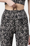 Enamor Hugged Anti Microbial High Rise Track Pant - Abstract Animal Black Combo — thumbnail 9