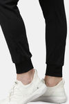 Enamor Relaxed Anti Microbial Mid Rise Track Pant - Jet Black — thumbnail 8