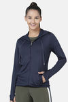 Enamor Relaxed Fitted Jackets - Navy — thumbnail 1