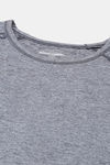Enamor Hugged Anti Microbial Relaxed Top - Navy Melange W Matrix Ref — thumbnail 7