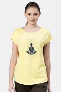 Lemon Cream Hamsa Yogini Graphic