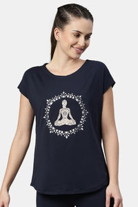 Navy Meditate Graphic