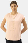Enamor Anti Microbial Relaxed Top - Pink Pearl W Chakra — thumbnail 1