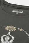 Enamor Relaxed Top - Ash Grey Lotus Yogini Graphic — thumbnail 5