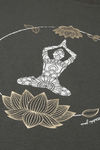 Enamor Relaxed Top - Ash Grey Lotus Yogini Graphic — thumbnail 6