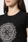 Enamor Relaxed Top - Jet Black W Mandala — thumbnail 6