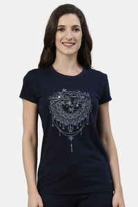 Navy Mandala Graphic
