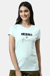 Soft Aqua Calm Graphic