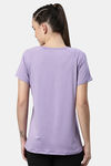 Enamor Anti Microbial Relaxed Top - Chalky Violet Soulful Graphic — thumbnail 3