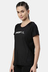 Enamor Anti Microbial Relaxed Top - Jet Black Soulful Graphic — thumbnail 2
