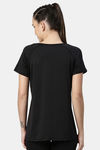 Enamor Anti Microbial Relaxed Top - Jet Black Soulful Graphic — thumbnail 3