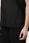 Enamor Anti Microbial Relaxed Top - Jet Black Soulful Graphic — thumbnail 7